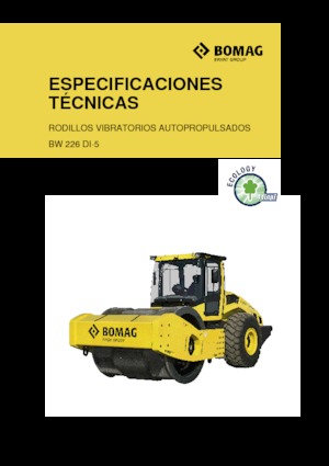 Compattatori stradali vibranti monotamburo Bomag BW 226 DI-5