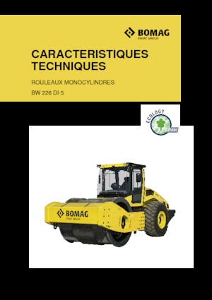 Compattatori stradali vibranti monotamburo Bomag BW 226 DI-5