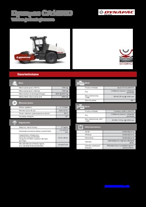 Compattatori stradali vibranti monotamburo Dynapac CA 1500 D