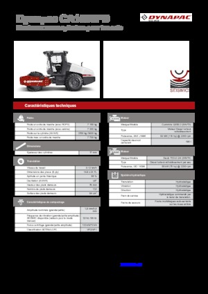 Compattatori stradali vibranti monotamburo Dynapac CA 1500 PD