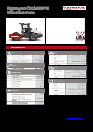 Compattatori stradali vibranti monotamburo Dynapac CA 1500 PD
