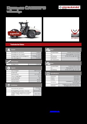 Compattatori stradali vibranti monotamburo Dynapac CA 3500 PD