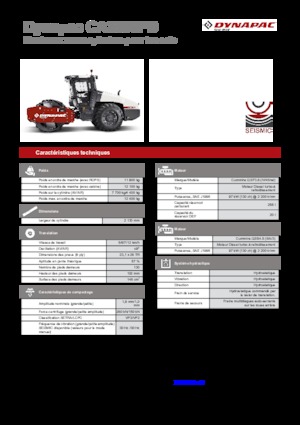 Compattatori stradali vibranti monotamburo Dynapac CA 3500 PD