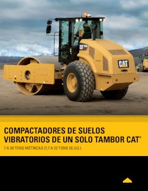 Compattatori stradali vibranti monotamburo Caterpillar CS74B