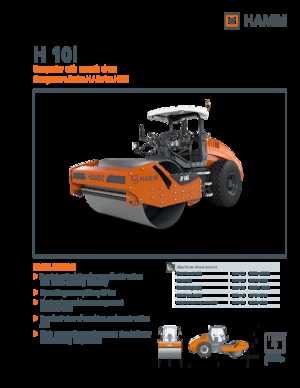 Compattatori stradali vibranti monotamburo Hamm H 10i