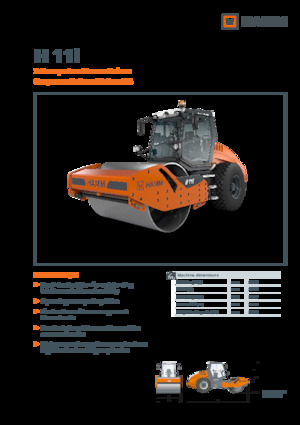 Compattatori stradali vibranti monotamburo Hamm H 11i