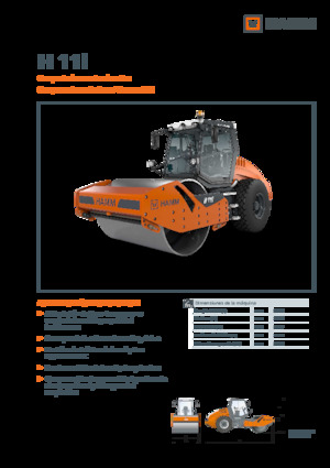 Compattatori stradali vibranti monotamburo Hamm H 11i