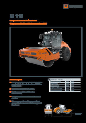 Compattatori stradali vibranti monotamburo Hamm H 11i