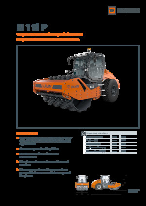 Compattatori stradali vibranti monotamburo Hamm H 11i P