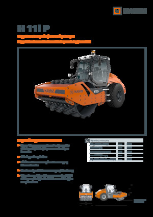 Compattatori stradali vibranti monotamburo Hamm H 11i P