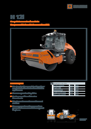 Compattatori stradali vibranti monotamburo Hamm H 12i