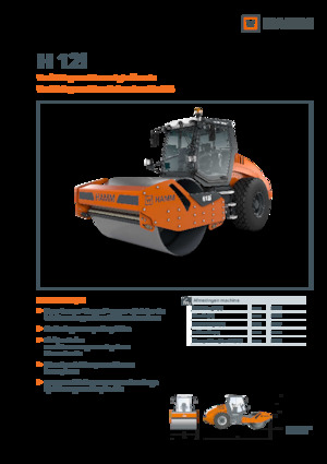 Compattatori stradali vibranti monotamburo Hamm H 12i
