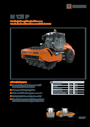 Compattatori stradali vibranti monotamburo Hamm H 12i P