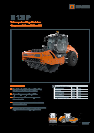 Compattatori stradali vibranti monotamburo Hamm H 12i P
