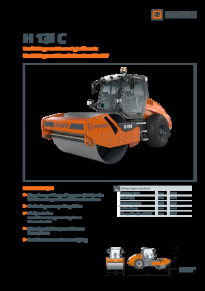 Compattatori stradali vibranti monotamburo Hamm H 13i C