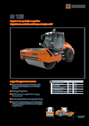 Compattatori stradali vibranti monotamburo Hamm H 13i