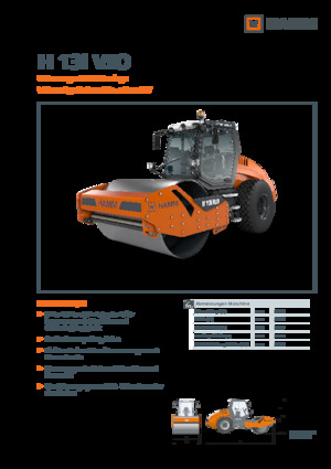 Compattatori stradali vibranti monotamburo Hamm H 13i VIO