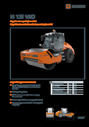 Compattatori stradali vibranti monotamburo Hamm H 13i VIO