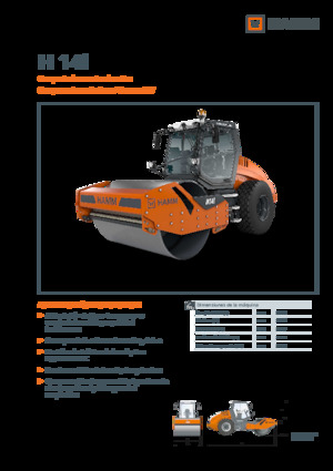 Compattatori stradali vibranti monotamburo Hamm H 14i