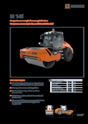Compattatori stradali vibranti monotamburo Hamm H 14i