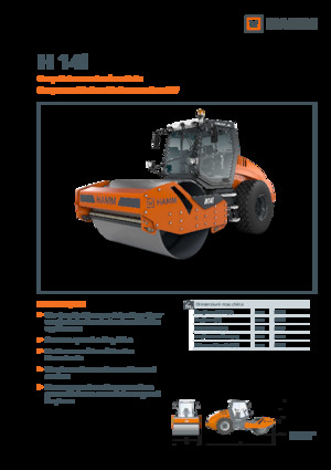 Compattatori stradali vibranti monotamburo Hamm H 14i