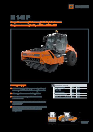 Compattatori stradali vibranti monotamburo Hamm H 14i P