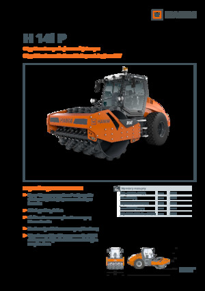 Compattatori stradali vibranti monotamburo Hamm H 14i P