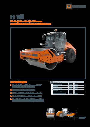 Compattatori stradali vibranti monotamburo Hamm H 16i