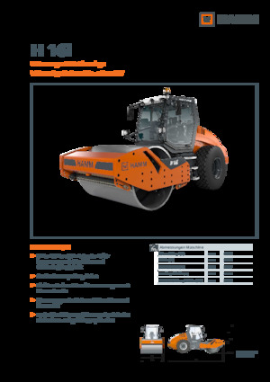 Compattatori stradali vibranti monotamburo Hamm H 16i