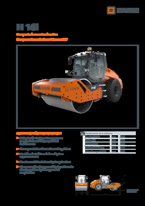 Compattatori stradali vibranti monotamburo Hamm H 16i
