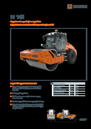 Compattatori stradali vibranti monotamburo Hamm H 16i