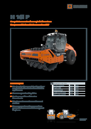 Compattatori stradali vibranti monotamburo Hamm H 16i P