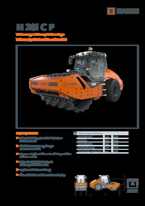Compattatori stradali vibranti monotamburo Hamm H 20i C-P
