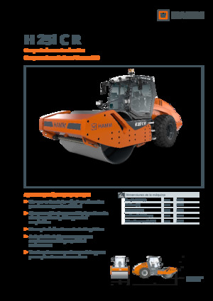 Compattatori stradali vibranti monotamburo Hamm H 25i C R