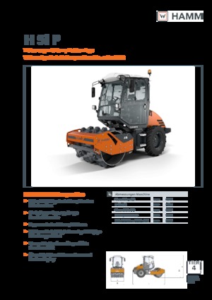 Compattatori stradali vibranti monotamburo Hamm H 5i P