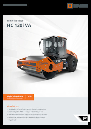 Compattatori stradali vibranti monotamburo Hamm HC 130i VA