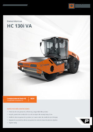 Compattatori stradali vibranti monotamburo Hamm HC 130i VA