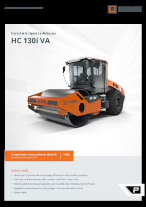 Compattatori stradali vibranti monotamburo Hamm HC 130i VA