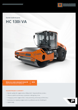 Compattatori stradali vibranti monotamburo Hamm HC 130i VA