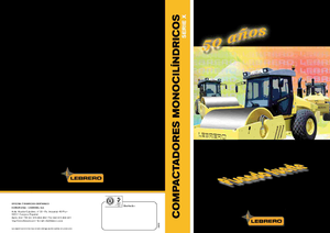 Compattatori stradali vibranti monotamburo Lebrero Rahile X 4