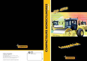 Compattatori stradali vibranti monotamburo Lebrero Rahile X 4
