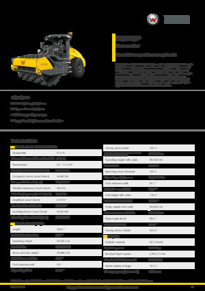 Compattatori stradali vibranti monotamburo Wacker Neuson RC110P