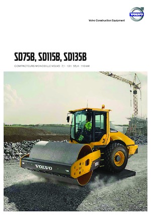 Compattatori stradali vibranti monotamburo Volvo SD115B