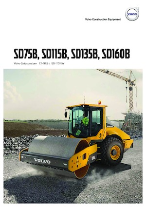 Compattatori stradali vibranti monotamburo Volvo SD135B