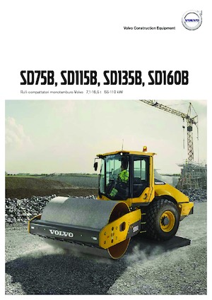 Compattatori stradali vibranti monotamburo Volvo SD160B