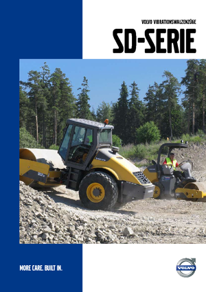 Compattatori stradali vibranti monotamburo Volvo SD200DX