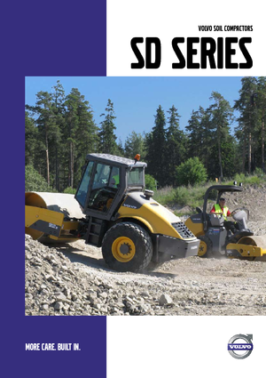 Compattatori stradali vibranti monotamburo Volvo SD200DX