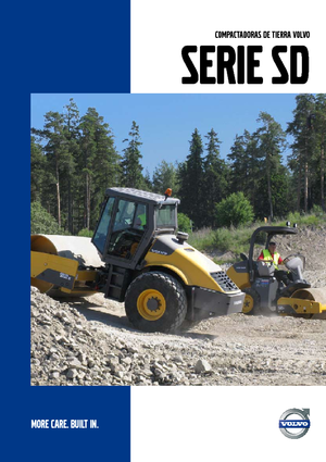 Compattatori stradali vibranti monotamburo Volvo SD200DX