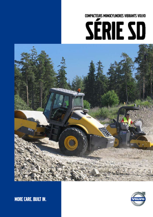 Compattatori stradali vibranti monotamburo Volvo SD200DX