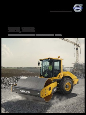 Compattatori stradali vibranti monotamburo Volvo SD75B